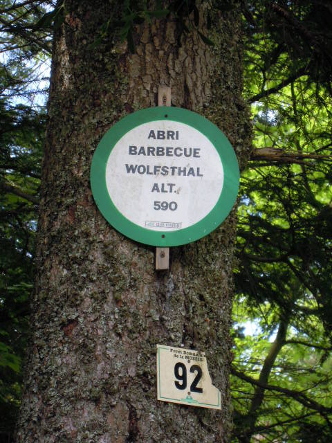 Abri barbecue du Wolfsthal